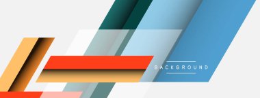 Geçmişi. Geometrik köşegen şekiller ve çizgiler soyut bileşim. Duvar kağıdı afişi veya iniş sayfası için vektör illüstrasyonu