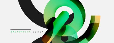 Soyut arkaplanı çember içine al. Duvar kağıdı afişi arkaplan kartı veya iniş sayfası için vektör illüstrasyonu