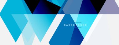 Mozaik üçgenler geometrik arkaplan. Tekno veya iş konsepti, duvar kağıdı, afiş, arkaplan, iniş sayfası deseni