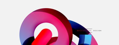 Soyut arkaplanı çember içine al. Duvar kağıdı afişi arkaplan kartı veya iniş sayfası için vektör illüstrasyonu