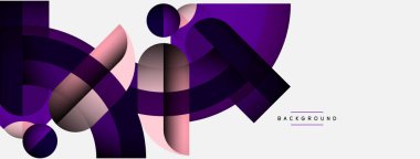 Moda şekilleri, renk minimal tasarım bileşimi, duvar kağıdı afişi veya iniş sayfası için çizgiler ve gölgeler