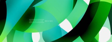 Soyut arkaplanı çember içine al. Duvar kağıdı afişi arkaplan kartı veya iniş sayfası için vektör illüstrasyonu
