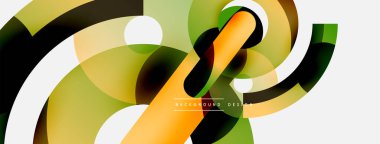 Soyut arkaplanı çember içine al. Duvar kağıdı afişi arkaplan kartı veya iniş sayfası için vektör illüstrasyonu