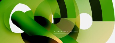 Soyut arkaplanı çember içine al. Duvar kağıdı afişi arkaplan kartı veya iniş sayfası için vektör illüstrasyonu