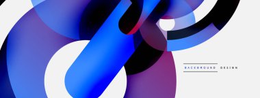 Soyut arkaplanı çember içine al. Duvar kağıdı afişi arkaplan kartı veya iniş sayfası için vektör illüstrasyonu