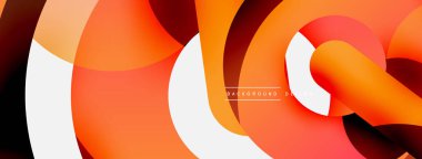 Soyut arkaplanı çember içine al. Duvar kağıdı afişi arkaplan kartı veya iniş sayfası için vektör illüstrasyonu