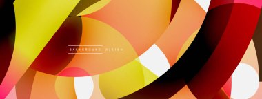 Soyut arkaplanı çember içine al. Duvar kağıdı afişi arkaplan kartı veya iniş sayfası için vektör illüstrasyonu
