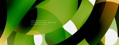 Soyut arkaplanı çember içine al. Duvar kağıdı afişi arkaplan kartı veya iniş sayfası için vektör illüstrasyonu