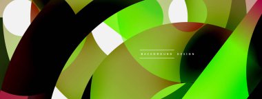 Soyut arkaplanı çember içine al. Duvar kağıdı afişi arkaplan kartı veya iniş sayfası için vektör illüstrasyonu