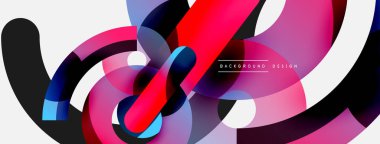 Soyut arkaplanı çember içine al. Duvar kağıdı afişi arkaplan kartı veya iniş sayfası için vektör illüstrasyonu