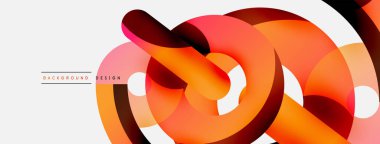 Soyut arkaplanı çember içine al. Duvar kağıdı afişi arkaplan kartı veya iniş sayfası için vektör illüstrasyonu