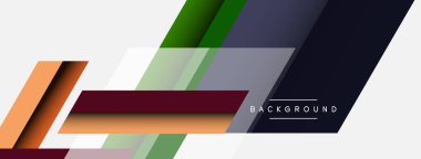 Geçmişi. Geometrik köşegen şekiller ve çizgiler soyut bileşim. Duvar kağıdı afişi veya iniş sayfası için vektör illüstrasyonu