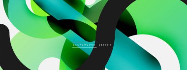 Soyut arkaplanı çember içine al. Duvar kağıdı afişi arkaplan kartı veya iniş sayfası için vektör illüstrasyonu