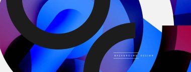 Soyut arkaplanı çember içine al. Duvar kağıdı afişi arkaplan kartı veya iniş sayfası için vektör illüstrasyonu