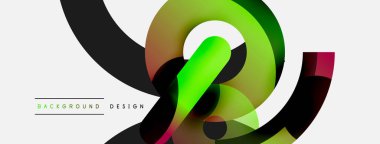 Soyut arkaplanı çember içine al. Duvar kağıdı afişi arkaplan kartı veya iniş sayfası için vektör illüstrasyonu