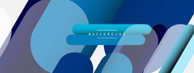 Soyut arkaplan. Yuvarlak şekiller, gri arkaplanda çizgiler. Duvar kağıdı afişi veya iniş sayfası için vektör illüstrasyonu