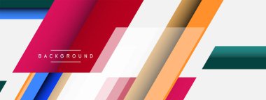 Geçmişi. Geometrik köşegen şekiller ve çizgiler soyut bileşim. Duvar kağıdı afişi veya iniş sayfası için vektör illüstrasyonu