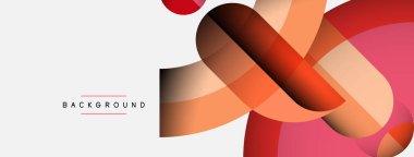 Moda şekilleri, renk minimal tasarım bileşimi, duvar kağıdı afişi veya iniş sayfası için çizgiler ve gölgeler