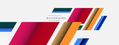 Geçmişi. Geometrik köşegen şekiller ve çizgiler soyut bileşim. Duvar kağıdı afişi veya iniş sayfası için vektör illüstrasyonu