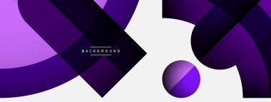 Geometrik soyut arkaplan. Duvar kağıdı arkaplanı veya iniş sayfası için yuvarlak şekiller, daireler, satır bileşimi