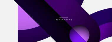 Geometrik soyut arkaplan. Duvar kağıdı arkaplanı veya iniş sayfası için yuvarlak şekiller, daireler, satır bileşimi