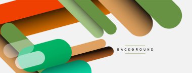 Soyut arkaplan. Yuvarlak şekiller, gri arkaplanda çizgiler. Duvar kağıdı afişi veya iniş sayfası için vektör illüstrasyonu