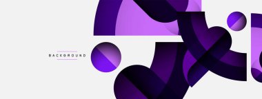 Moda şekilleri, renk minimal tasarım bileşimi, duvar kağıdı afişi veya iniş sayfası için çizgiler ve gölgeler