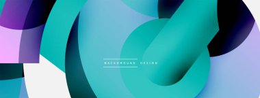 Soyut arkaplanı çember içine al. Duvar kağıdı afişi arkaplan kartı veya iniş sayfası için vektör illüstrasyonu