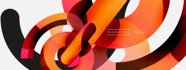 Soyut arkaplanı çember içine al. Duvar kağıdı afişi arkaplan kartı veya iniş sayfası için vektör illüstrasyonu