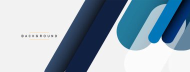 Soyut arkaplan. Yuvarlak şekiller, gri arkaplanda çizgiler. Duvar kağıdı afişi veya iniş sayfası için vektör illüstrasyonu