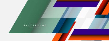 Geçmişi. Geometrik köşegen şekiller ve çizgiler soyut bileşim. Duvar kağıdı afişi veya iniş sayfası için vektör illüstrasyonu