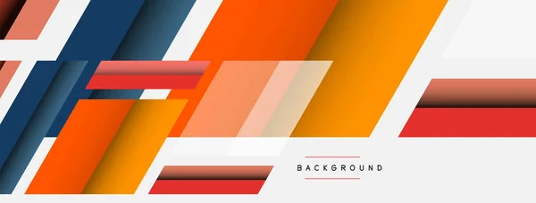 Background. Geometric diagonal square shapes and lines abstract composition. Vector illustration for wallpaper banner background or landing page — Stock Vector