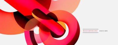 Soyut arkaplanı çember içine al. Duvar kağıdı afişi arkaplan kartı veya iniş sayfası için vektör illüstrasyonu