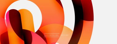 Soyut arkaplanı çember içine al. Duvar kağıdı afişi arkaplan kartı veya iniş sayfası için vektör illüstrasyonu