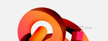 Soyut arkaplanı çember içine al. Duvar kağıdı afişi arkaplan kartı veya iniş sayfası için vektör illüstrasyonu