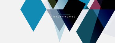 Renkli üçgen bileşimi, geometrik soyut arkaplan. Tekno veya iş konsepti, duvar kağıdı, afiş, arkaplan, iniş sayfası deseni