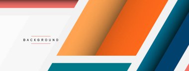 Geçmişi. Geometrik köşegen şekiller ve çizgiler soyut bileşim. Duvar kağıdı afişi veya iniş sayfası için vektör illüstrasyonu