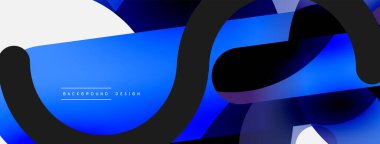 Soyut arkaplanı çember içine al. Duvar kağıdı afişi arkaplan kartı veya iniş sayfası için vektör illüstrasyonu