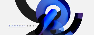 Soyut arkaplanı çember içine al. Duvar kağıdı afişi arkaplan kartı veya iniş sayfası için vektör illüstrasyonu