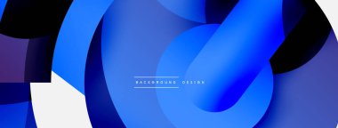 Soyut arkaplanı çember içine al. Duvar kağıdı afişi arkaplan kartı veya iniş sayfası için vektör illüstrasyonu