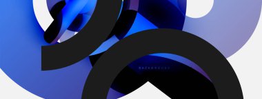 Soyut arkaplanı çember içine al. Duvar kağıdı afişi arkaplan kartı veya iniş sayfası için vektör illüstrasyonu