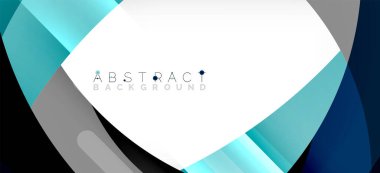 Color circle shapes, minimal geometric background. Trendy dynamic composition. Vector Illustration For Wallpaper, Banner, Background, Landing Page