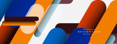 Soyut arkaplan. Yuvarlak şekiller, gri arkaplanda çizgiler. Duvar kağıdı afişi veya iniş sayfası için vektör illüstrasyonu