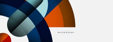 Moda şekilleri, renk minimal tasarım bileşimi, duvar kağıdı afişi veya iniş sayfası için çizgiler ve gölgeler