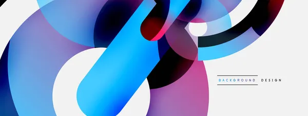 Círculo fondo abstracto. Ilustración vectorial para la tarjeta de fondo del banner de papel pintado o la landing page — Archivo Imágenes Vectoriales