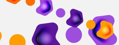 Beyaz arka planda renkli ok şekilleri. Minimum geometrik soyut arkaplan. Duvar kağıdı afişi veya iniş sayfası için vektör illüstrasyonu