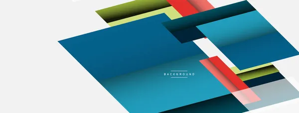 Vektorbakgrund. Abstrakt överlappande färglinjer design med skuggeffekter. Illustration för tapet banner bakgrund eller landningssida — Stock vektor