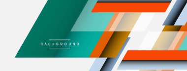 Geçmişi. Geometrik köşegen şekiller ve çizgiler soyut bileşim. Duvar kağıdı afişi veya iniş sayfası için vektör illüstrasyonu