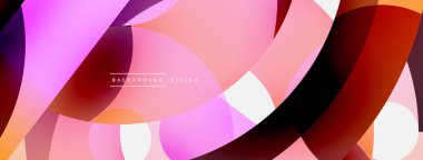 Soyut arkaplanı çember içine al. Duvar kağıdı afişi arkaplan kartı veya iniş sayfası için vektör illüstrasyonu