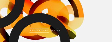 Soyut arkaplanı çember içine al. Duvar kağıdı afişi arkaplan kartı veya iniş sayfası için vektör illüstrasyonu